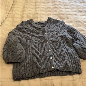 Grey Mohair Sweater